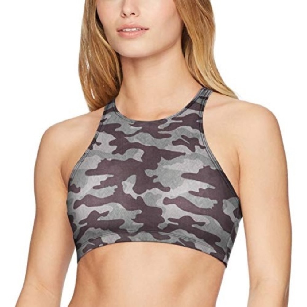 COPY Onzie Heart Bra Distressed Camo S/M NEW MATCHING PANTS